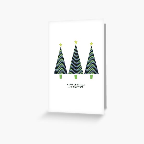Three Trees Greeting Card