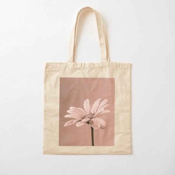 Chrysanthemum Monochrome Cotton Tote Bag