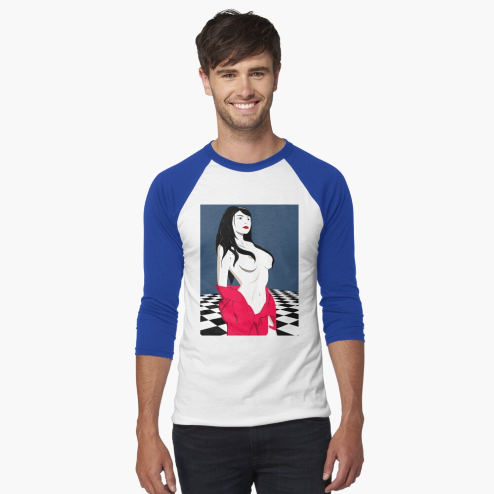 Item preview, Baseball ¾ Sleeve T-Shirt designed and sold by djspacegr.