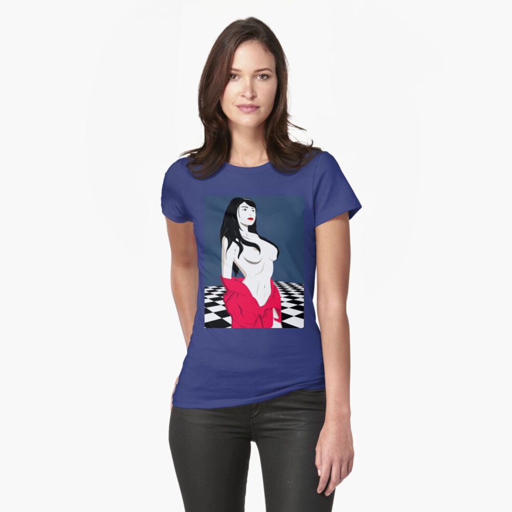 Item preview, Fitted T-Shirt designed and sold by djspacegr.