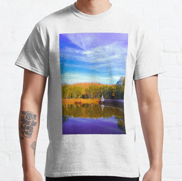 Temple Reflection - Indian Countryside Classic T-Shirt