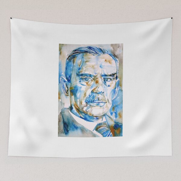 Item preview, THOMAS MANN - watercolor portrait.4 designed and sold by lautir.