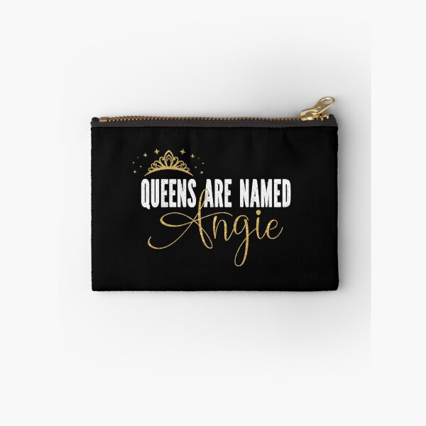 Item preview, Queens Are Named Angie Personalized First Name Girl print designed and sold by Grabitees.