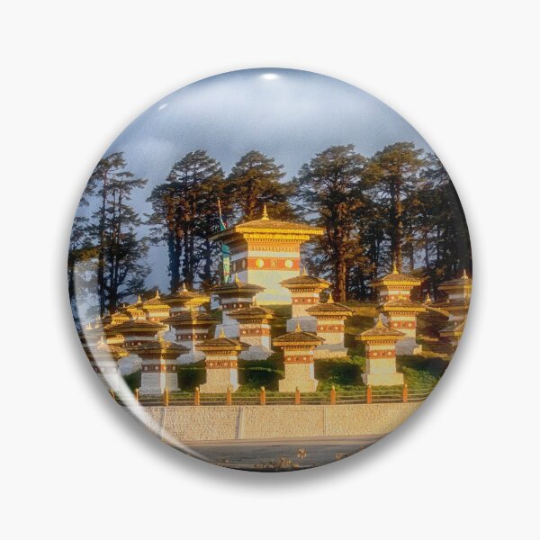 Item preview, Stupas at Dochula Pass - Bhutan designed and sold by Kathy Weaver.