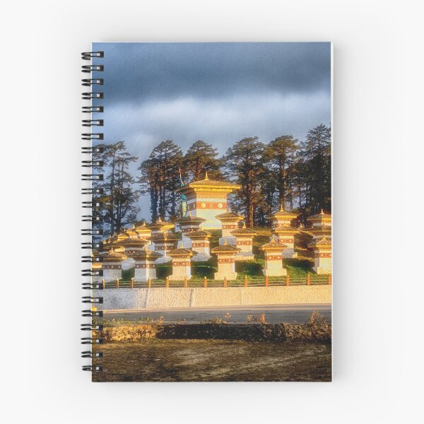 Item preview, Stupas at Dochula Pass - Bhutan designed and sold by Kathy Weaver.