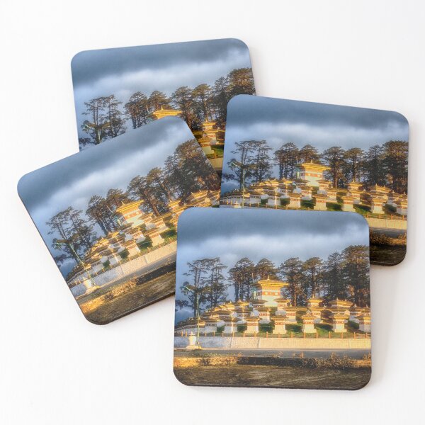 Item preview, Stupas at Dochula Pass - Bhutan designed and sold by Kathy Weaver.