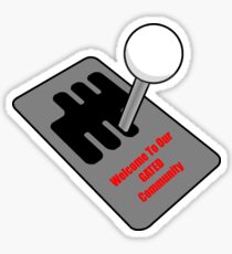 Gated shifter Sticker
