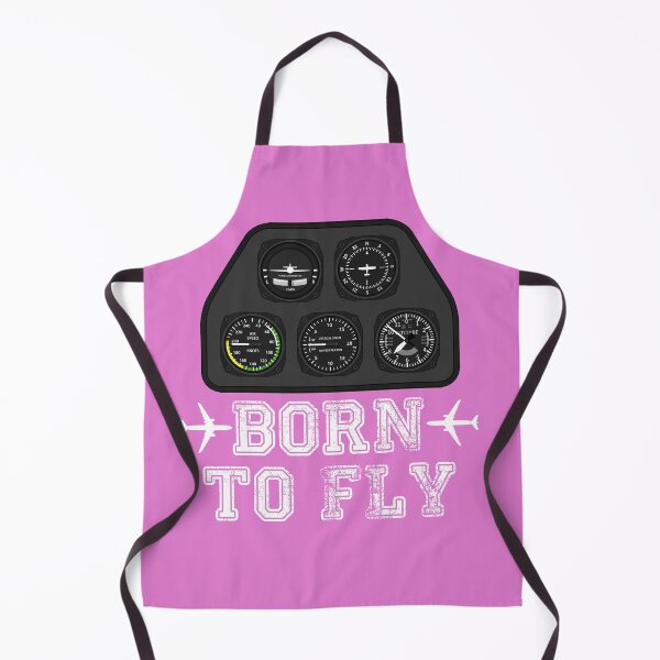 Born To Fly Pink Apron
