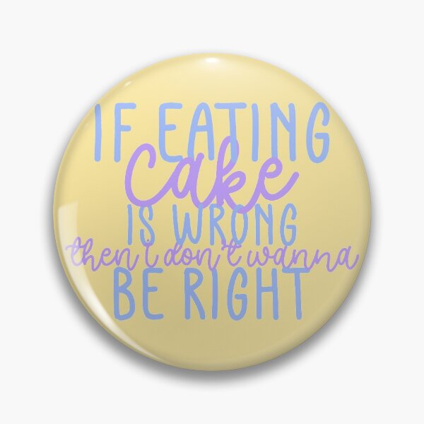 Item preview, Eat The Cake Fan Quote Blue Purple Yellow Pack designed and sold by Sunny Collections.