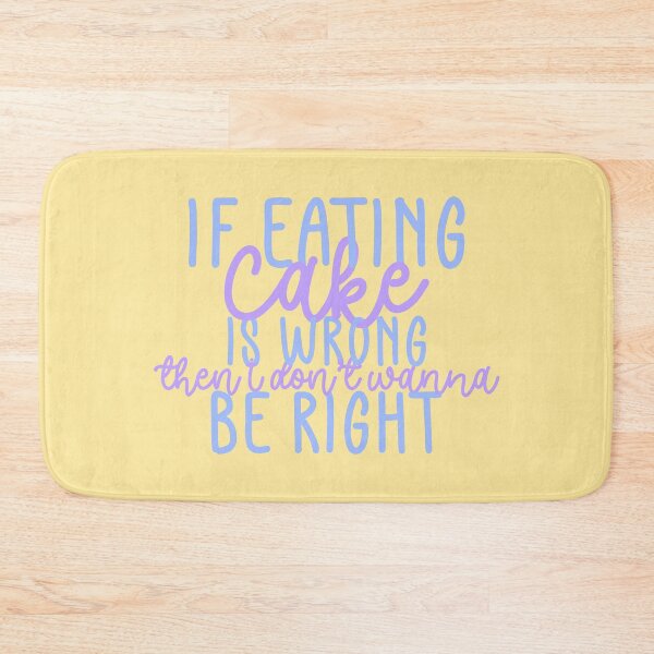 Item preview, Eat The Cake Fan Quote Blue Purple Yellow Pack designed and sold by Sunny Collections.