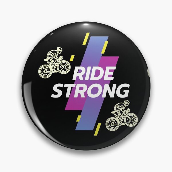 Item preview, Ride Strong Pedal Hard Conquer the Road Pedal Forward designed and sold by Red-ElYoubi.