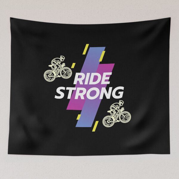 Item preview, Ride Strong Pedal Hard Conquer the Road Pedal Forward designed and sold by Red-ElYoubi.