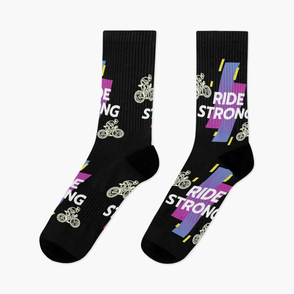 Item preview, Ride Strong Pedal Hard Conquer the Road Pedal Forward designed and sold by Red-ElYoubi.