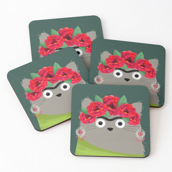 Item preview, Cat Frida designed and sold by Doozal.