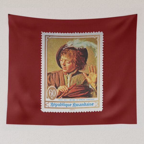 Item preview, Frans Hals - Singing Boy With Flute 1969 Stamp designed and sold by StampCollection.