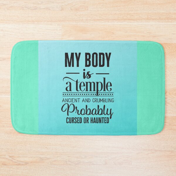 Item preview, My body is a temple ancient and crumbling designed and sold by Delicarte.