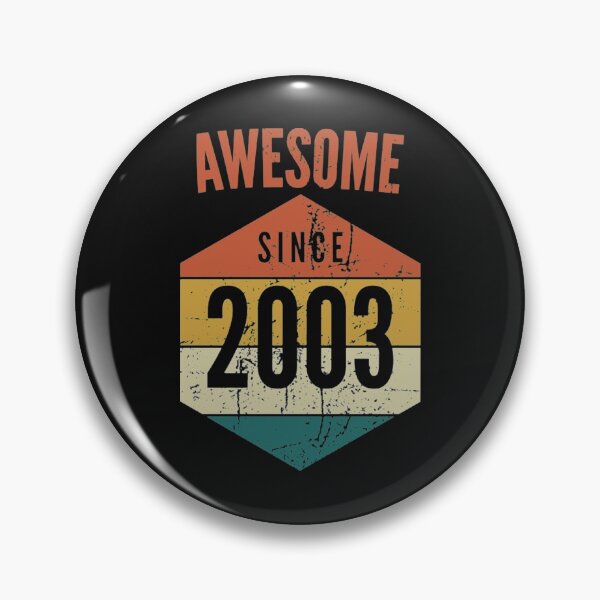 Item preview, 2003 cool retro born in 2003, awesome since 2003 for boys and girls  designed and sold by AiteShito.