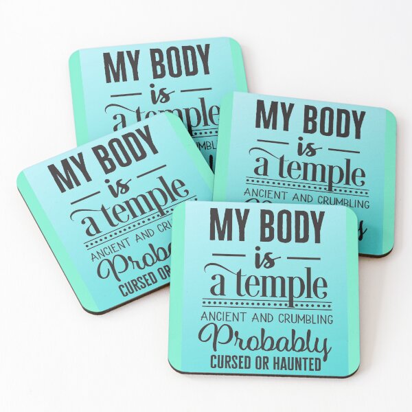Item preview, My body is a temple ancient and crumbling designed and sold by Delicarte.