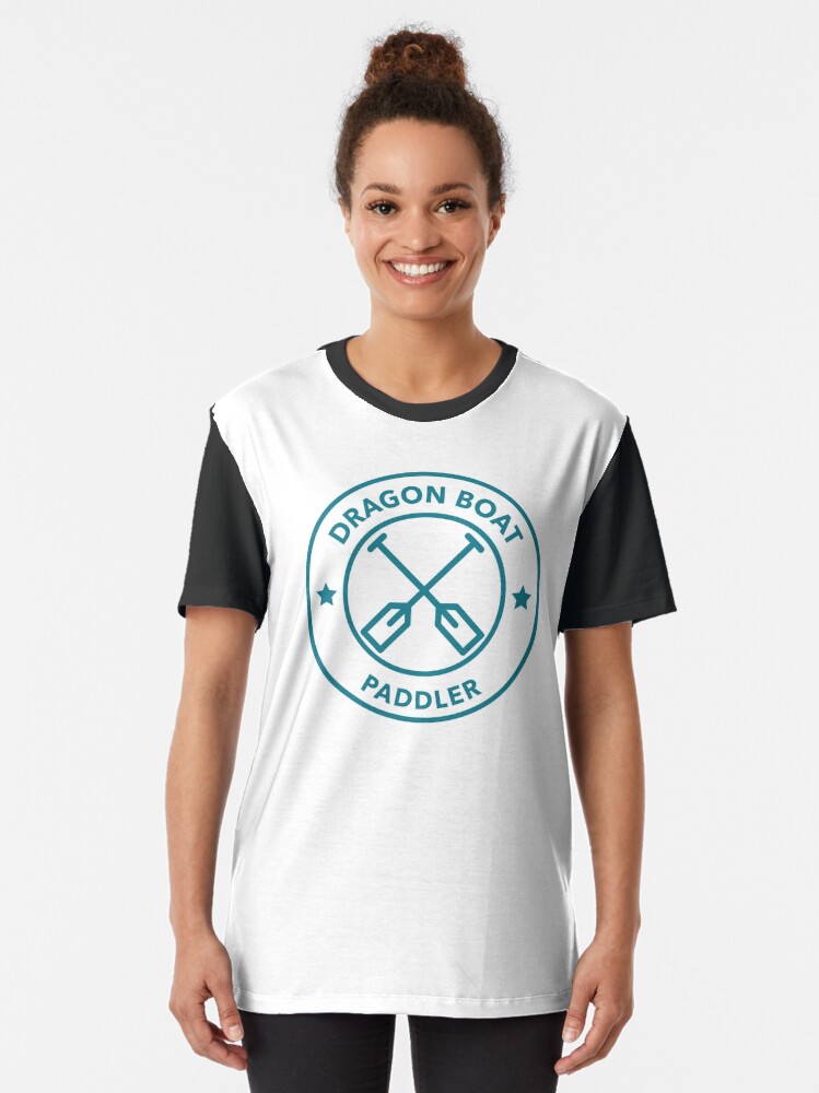 Alternate view of Dragon Boat Paddler Graphic T-Shirt