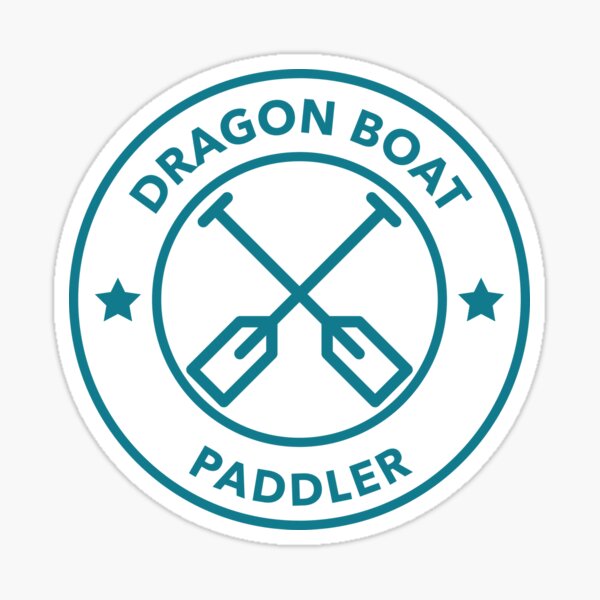 Dragon Boat Paddler Sticker