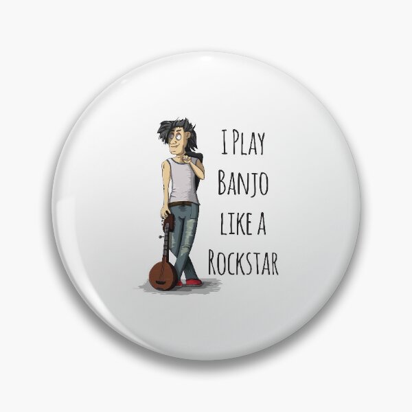 Item preview, I Play Banjo Like A Rockstar designed and sold by 4AllTimes.