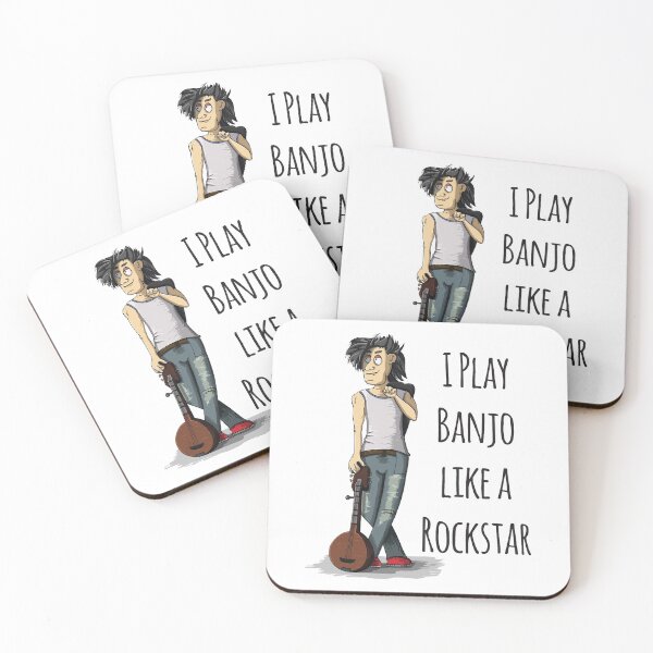 Item preview, I Play Banjo Like A Rockstar designed and sold by 4AllTimes.