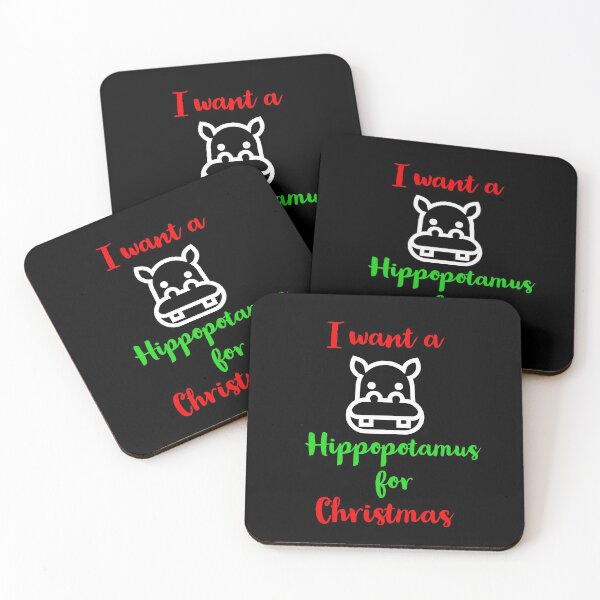 Item preview, I Want A Hippopotamus For Christmas designed and sold by evokearo.
