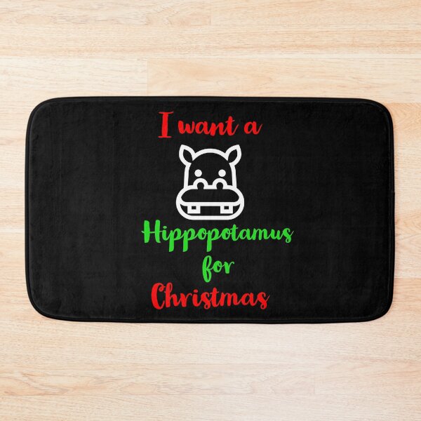 Item preview, I Want A Hippopotamus For Christmas designed and sold by evokearo.