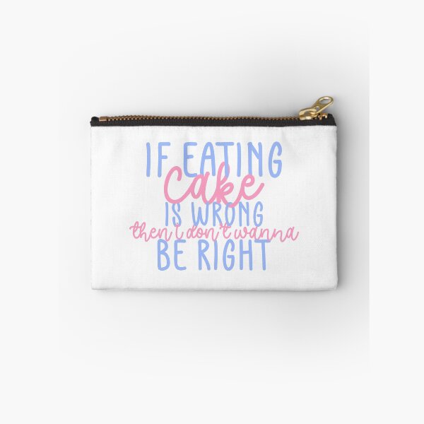 Item preview, Eat The Cake Fan Quote Blue Pink designed and sold by Sunny Collections.