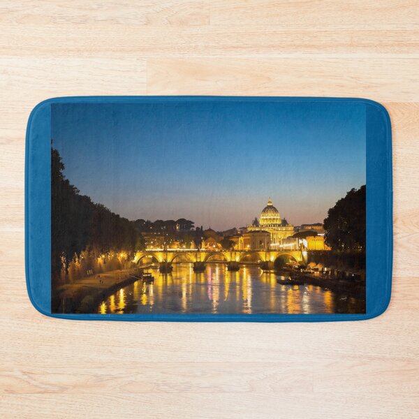 Item preview, Sunset on Tiber river bridge with Vatican City - Rome, Italy designed and sold by Paolo Modena Photography    -   Fine Italian Art.