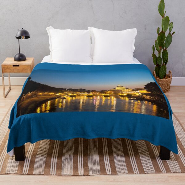 Item preview, Sunset on Tiber river bridge with Vatican City - Rome, Italy designed and sold by Paolo Modena Photography    -   Fine Italian Art.