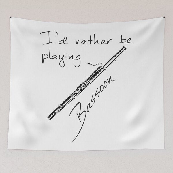 Item preview, I'd Rather Be Playing Bassoon designed and sold by 4AllTimes.
