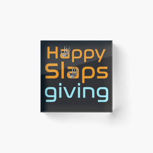 Artikelvorschau, Lustiges Thanksgiving-Shirt mit Aufschrift „Frohes Slapsgiving“ entworfen und verkauft von unique things.