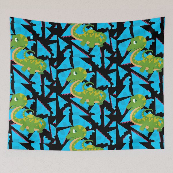 Item preview, Friendly Dinosaurs pattern green black designed and sold by kyds.