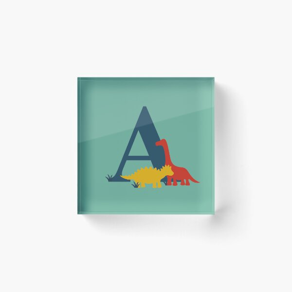 Artikelvorschau, Dinosaurier - Personalisierter Name, Initiale, Monogramm entworfen und verkauft von CocoandDaisy.