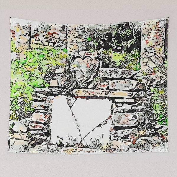 Item preview, Rocca Cilento: damage wall designed and sold by Giuseppe Cocco.