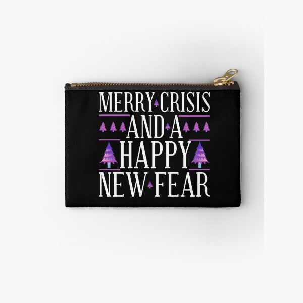 Item preview, merry crisis and a happy new fear designed and sold by Artsy Aura ⭐⭐⭐⭐⭐  .
