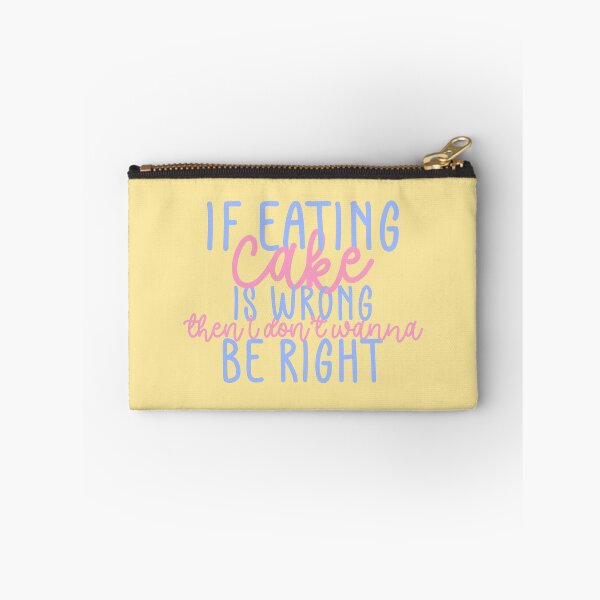 Item preview, Eat The Cake Fan Quote Blue Pink Yellow Pack designed and sold by Sunny Collections.