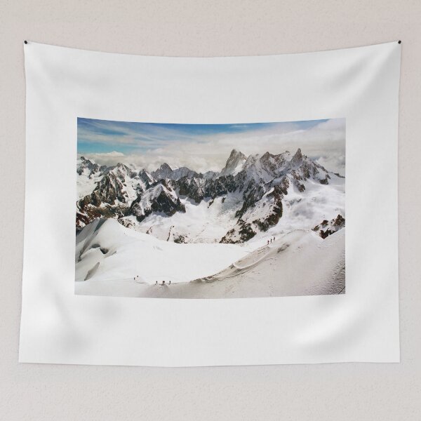 Aperçu de l'œuvre Chamonix Aiguille du Midi Massif du Mont Blanc Alpes France créée et vendue par AndyEvansPhotos.