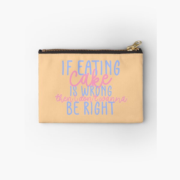 Item preview, Eat The Cake Fan Quote Blue Pink Orange Pack designed and sold by Sunny Collections.