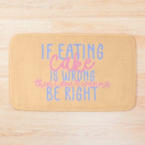 Item preview, Eat The Cake Fan Quote Blue Pink Orange Pack designed and sold by Sunny Collections.