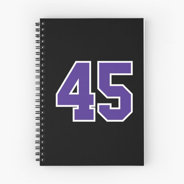 Item preview, Fourty-Five Purple Jersey Number Sports 45 designed and sold by HelloFromAja.