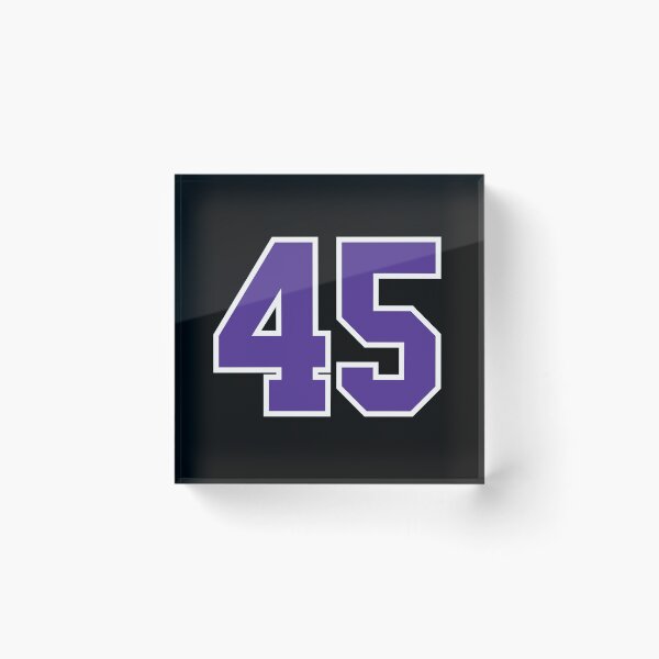 Item preview, Fourty-Five Purple Jersey Number Sports 45 designed and sold by HelloFromAja.