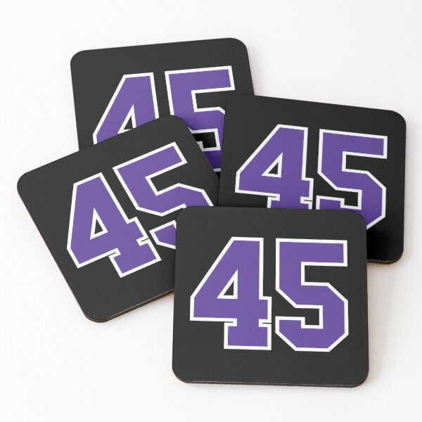 Item preview, Fourty-Five Purple Jersey Number Sports 45 designed and sold by HelloFromAja.
