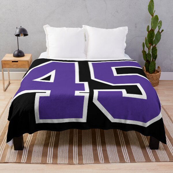Item preview, Fourty-Five Purple Jersey Number Sports 45 designed and sold by HelloFromAja.
