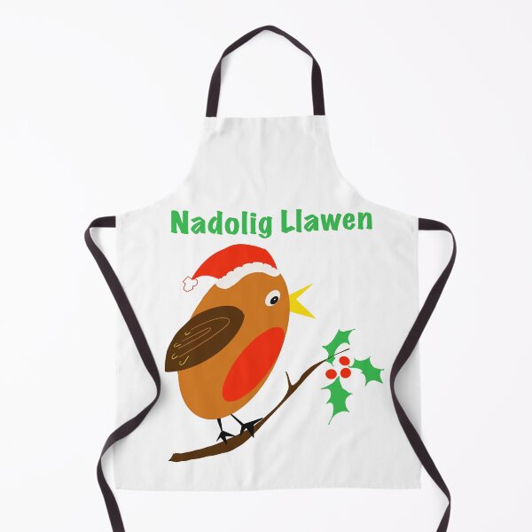 Item preview, Nadolig llawen robin on a branch wales  designed and sold by OakendOriginals.