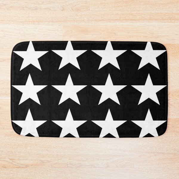 Item preview, Large WHITE and BLACK STARS designed and sold by RachelMacht.