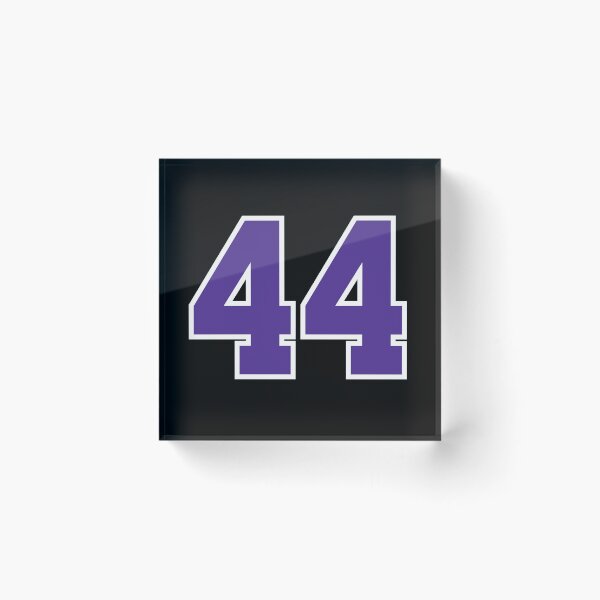 Item preview, Fourty-Four Purple Jersey Number Sports 44 designed and sold by HelloFromAja.