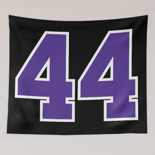 Item preview, Fourty-Four Purple Jersey Number Sports 44 designed and sold by HelloFromAja.