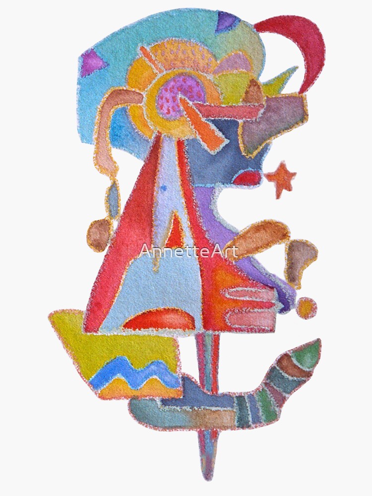 Thumbnail 3 of 3, Sticker, Red sail, small with light background designed and sold by AnnetteArt.